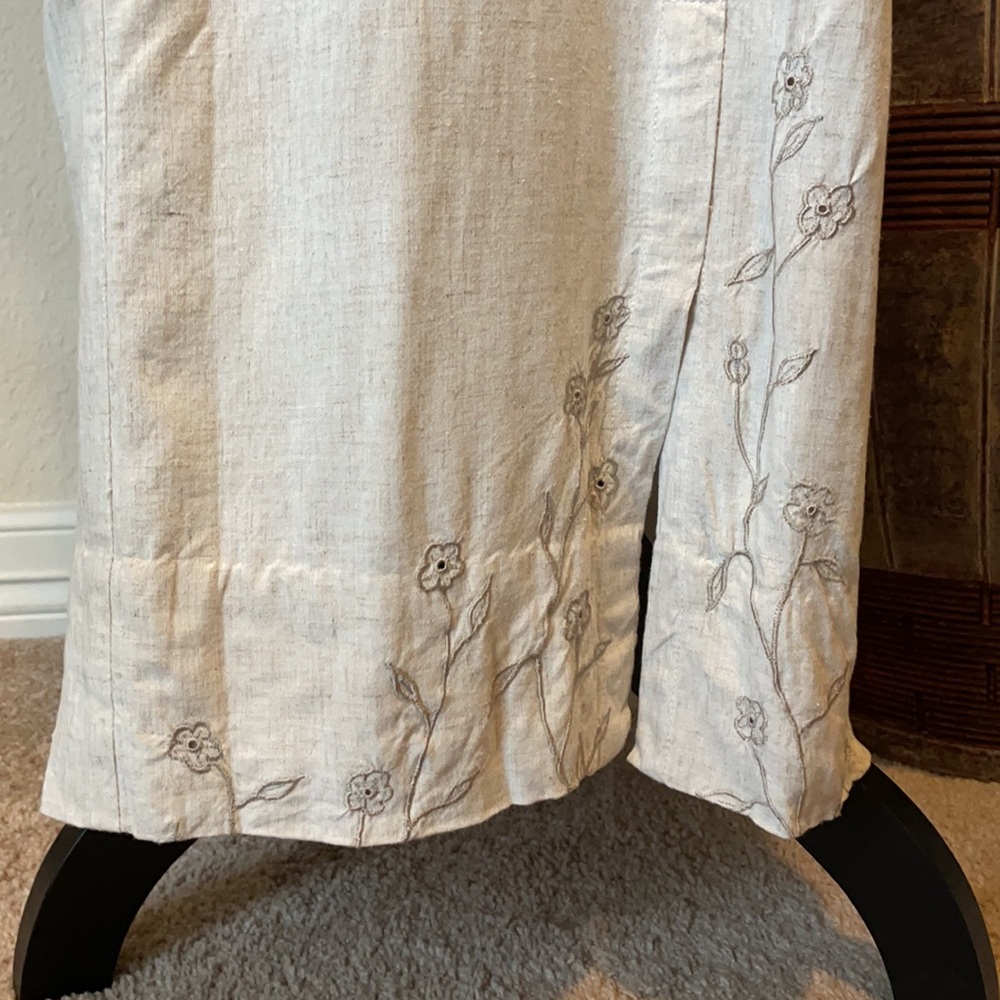 Dress made of Lien & Rayon  size L